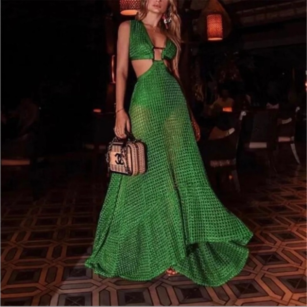 Beautiful green dress